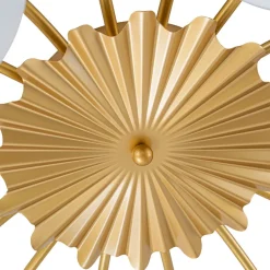 Bloom Dimmable Opal Glass Globe Bubble Semi Flush Chandelier