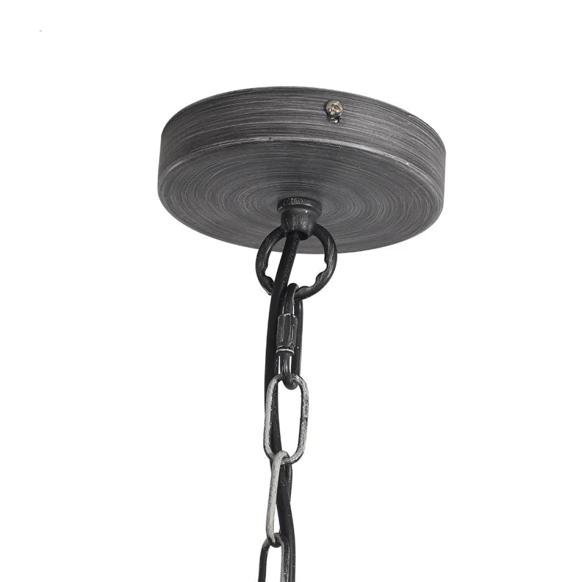 Boho 4-Light Wood Beaded Lantern Pendant