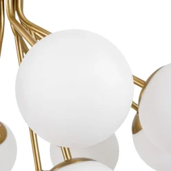 Bouquet Tiered Sputnik Pendant Frosted Glass Bubble Chandelier
