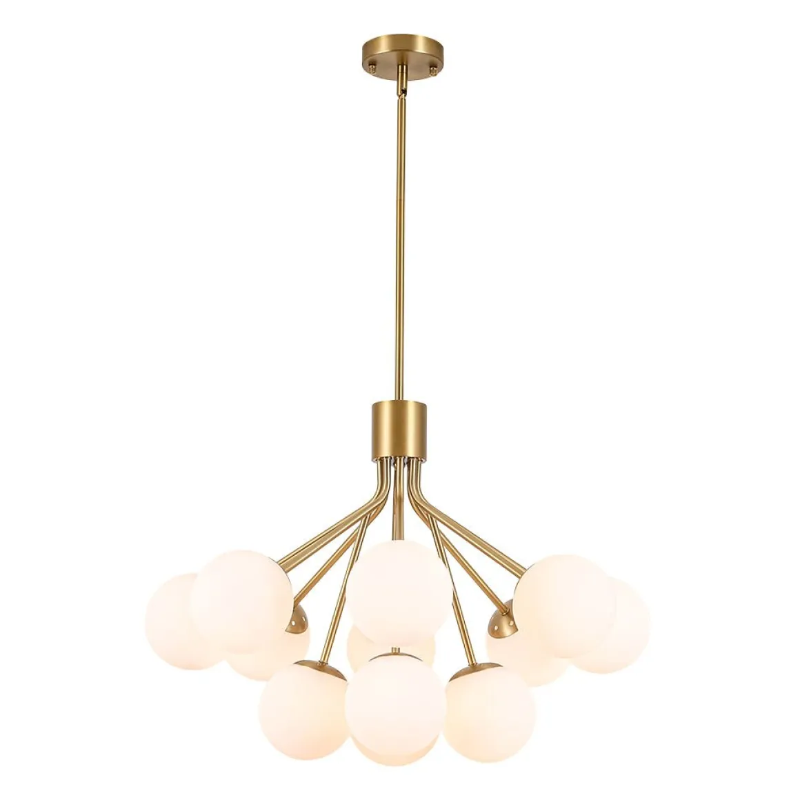 Bouquet Tiered Sputnik Pendant Frosted Glass Bubble Chandelier