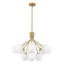 Bouquet Tiered Sputnik Pendant Frosted Glass Bubble Chandelier