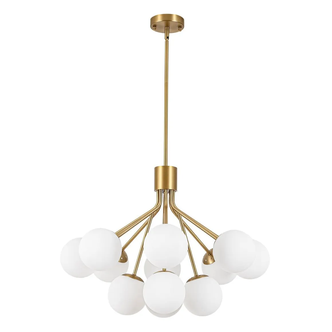 Bouquet Tiered Sputnik Pendant Frosted Glass Bubble Chandelier