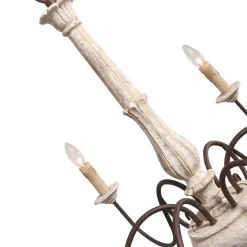 Candle Style Shabby Chic Chandelier