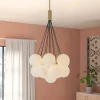 Cloud Style Opal Glass Cluster Bubble Chandelier Pendant Light