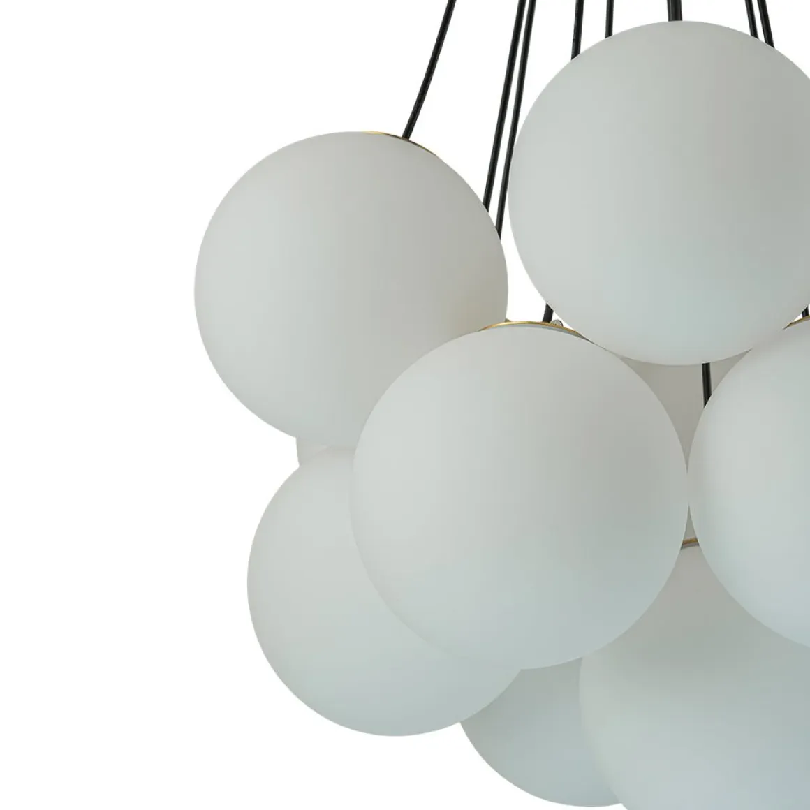 Cloud Style Opal Glass Cluster Bubble Chandelier Pendant Light