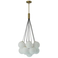 Cloud Style Opal Glass Cluster Bubble Chandelier Pendant Light