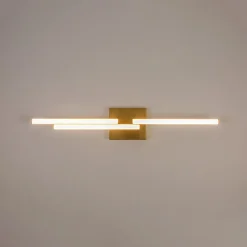 Designer 3-Light Tetris Linear Dimmable LED Vanity Wall Sconce