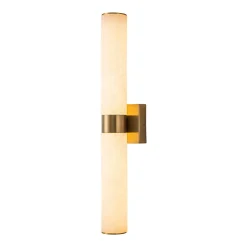 Dimmable LED Marble Tube Linear Bathroom Wall Sconce