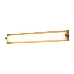 Dimmable LED Wide Linear Frosted Glass Tube Vanity Wall Lamp