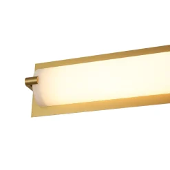 Dimmable LED Wide Linear Frosted Glass Tube Vanity Wall Lamp