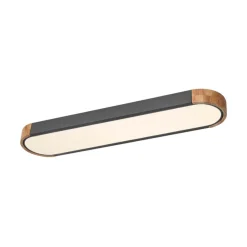 Dimmable Minimalist Long Oval Flush Mount LED Light