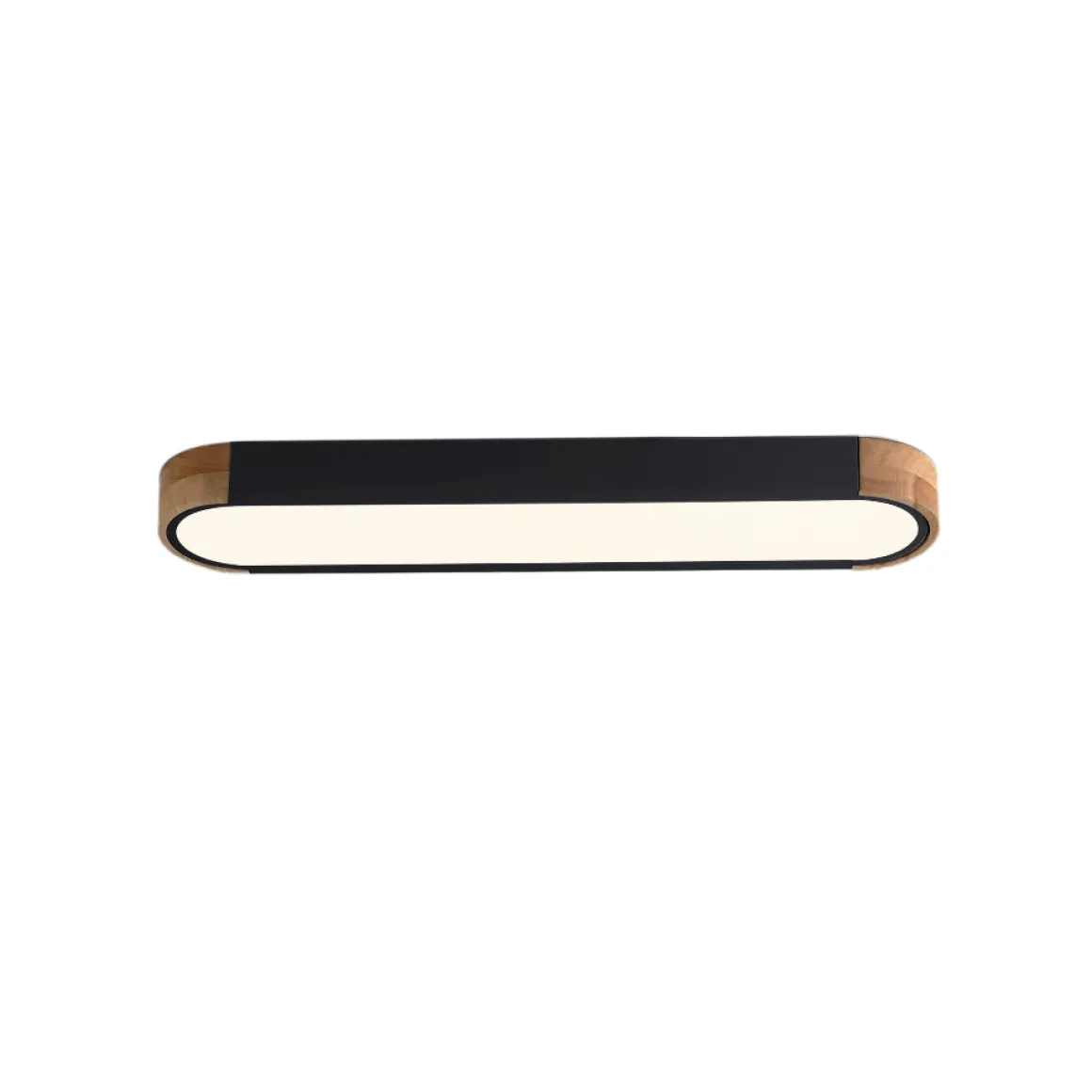Dimmable Minimalist Long Oval Flush Mount LED Light