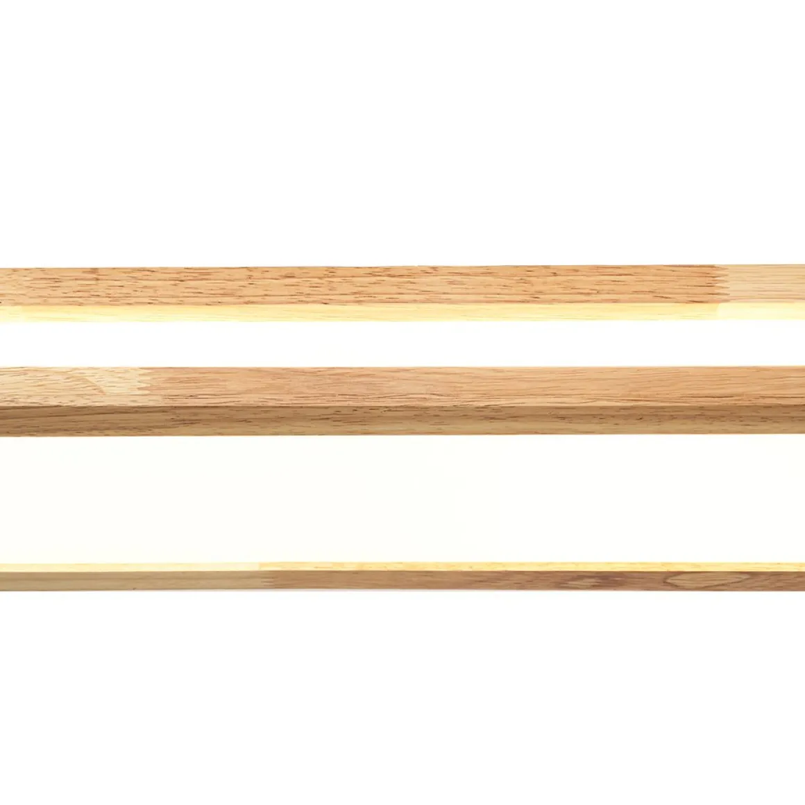 Farmhouse Dimmable LED Wood Oval Flush Mount Light