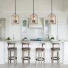 Farmhouse Wood Cylinder Pendant Light