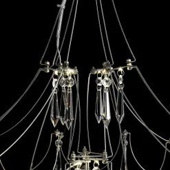 Galaxy Glam Luxury LED Starlight Crystal Chandelier