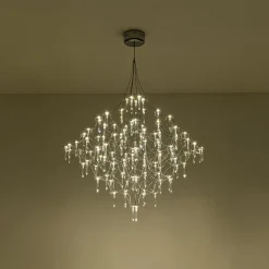 Galaxy Glam Luxury LED Starlight Crystal Chandelier