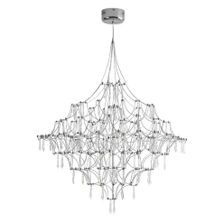 Galaxy Glam Luxury LED Starlight Crystal Chandelier