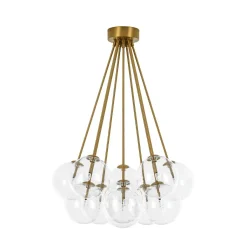 Glam Bouquet Cluster Glass Globe Bubble Ceiling Chandelier