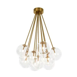 Glam Bouquet Cluster Glass Globe Bubble Ceiling Chandelier