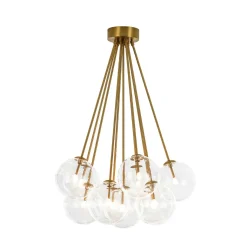Glam Bouquet Cluster Glass Globe Bubble Ceiling Chandelier