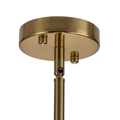 Glam 10-Light Blue Glass Globe Bubble Chandelier