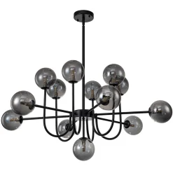 Glam 13-Light Sputnik Glass Globe Bubble Chandelier