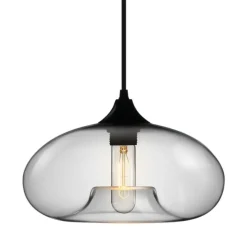 Glass Linear 3-light Island Pendant
