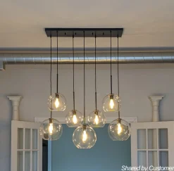 Globe Cluster Kitchen Island Pendant Light