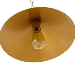 Industrial 1-Light Rusty Silver Iron Cone Kitchen Pendant