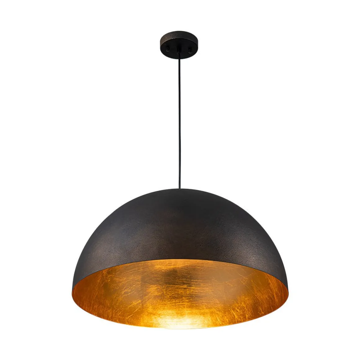 Industrial Oversized Large Metal Dome Pendant Light