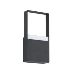 IP54 Black Rectangular Dimmable LED Outdoor Wall Lamp