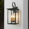 IP23 Farmhouse Square Lantern Outdoor Wall Sconce