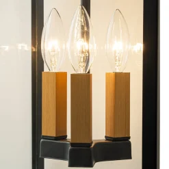 IP23 Farmhouse Square Lantern Outdoor Wall Sconce