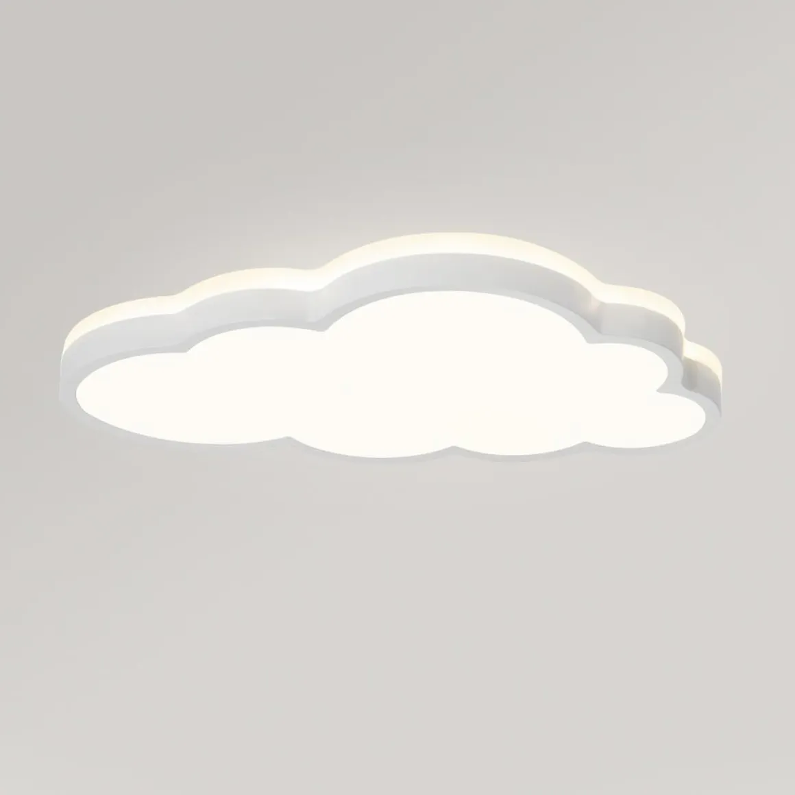 LED Cloud Light Fixture Dimmable Flush Mount for Kids