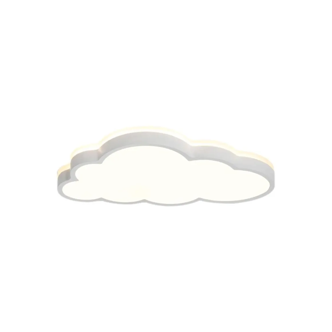 LED Cloud Light Fixture Dimmable Flush Mount for Kids
