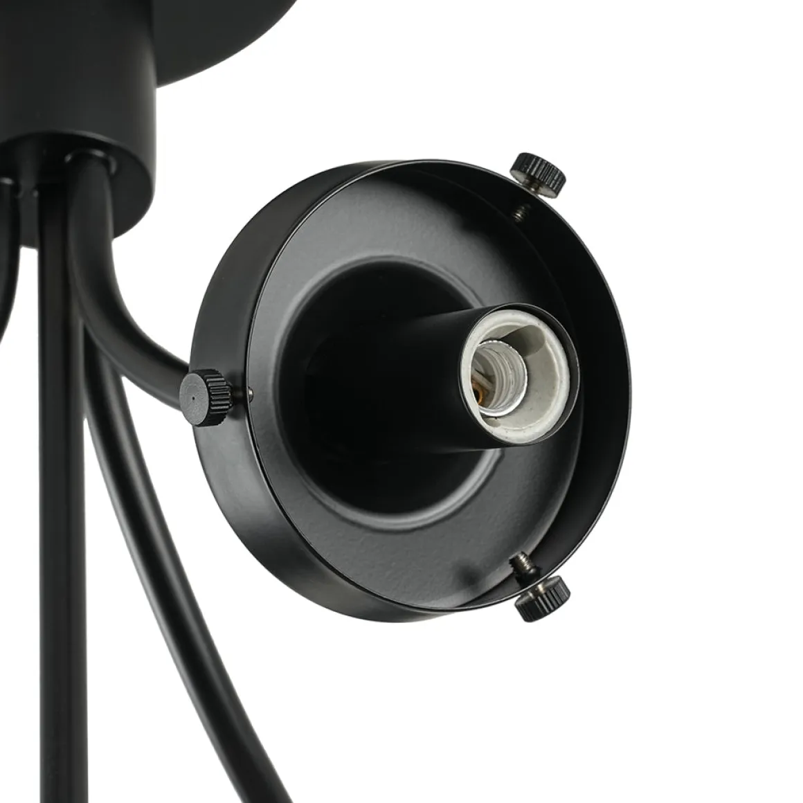 4-Light Bloom Clear Glass Globe Semi Flush Mount