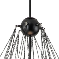 3-Light Cluster Frosted Glass Bubble Chandelier