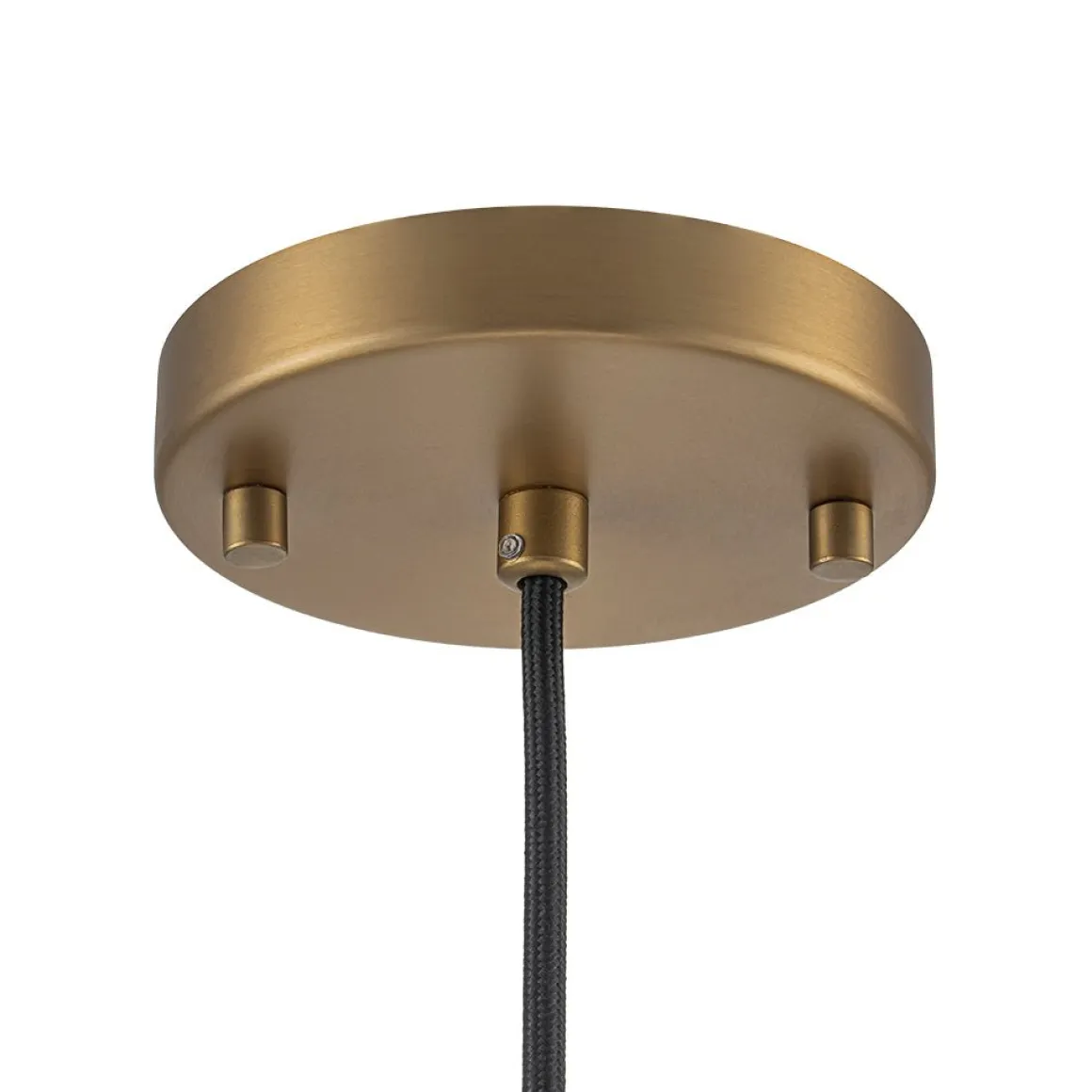 1-Light Corded Seeded Glass Globe Kitchen Pendant Light