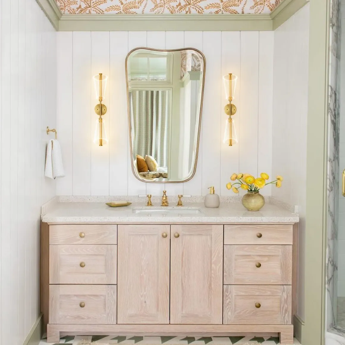 2-Light Dimmable LED Up Down Conical Vanity Wall Sconce