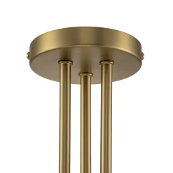3-Light Frosted Glass Globe Ceiling Light