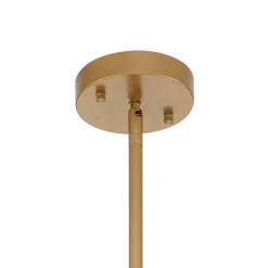10-Light Geometric Sputnik Sunburst Chandelier