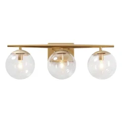 3-light Globe Vanity Wall Light