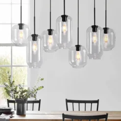 7-light Kitchen Island Cluster Pendant Chandelier