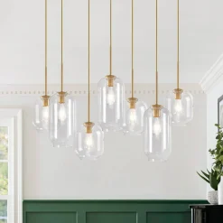 7-light Kitchen Island Cluster Pendant Chandelier
