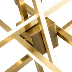 6-Light LED Rod Sputnik Chandelier