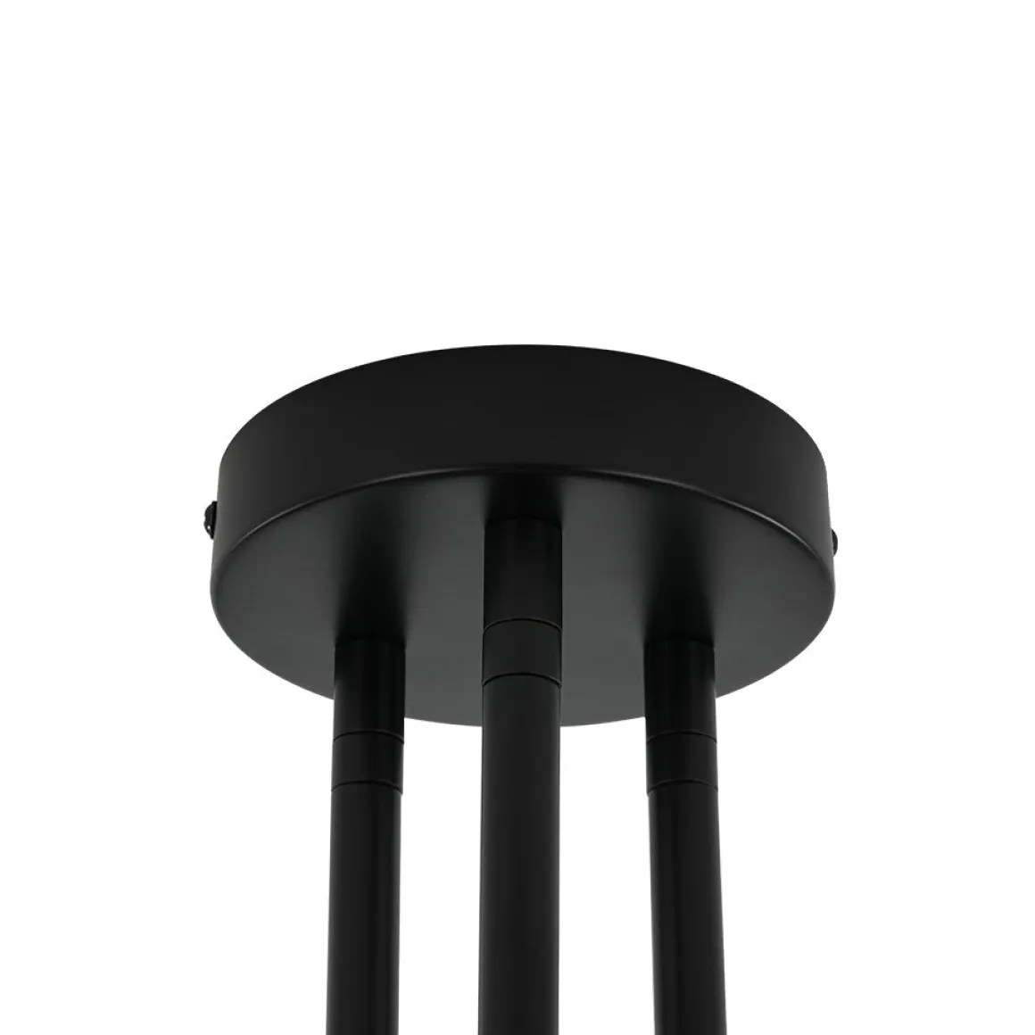 6-Light Smoked Glass Globe Linear Sputnik Semi Flush