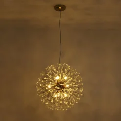 Luxury Bloom Dandelion Crystal Firework Chandelier