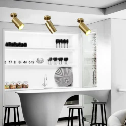 Mid-century 1-light Ceiling Spotlight