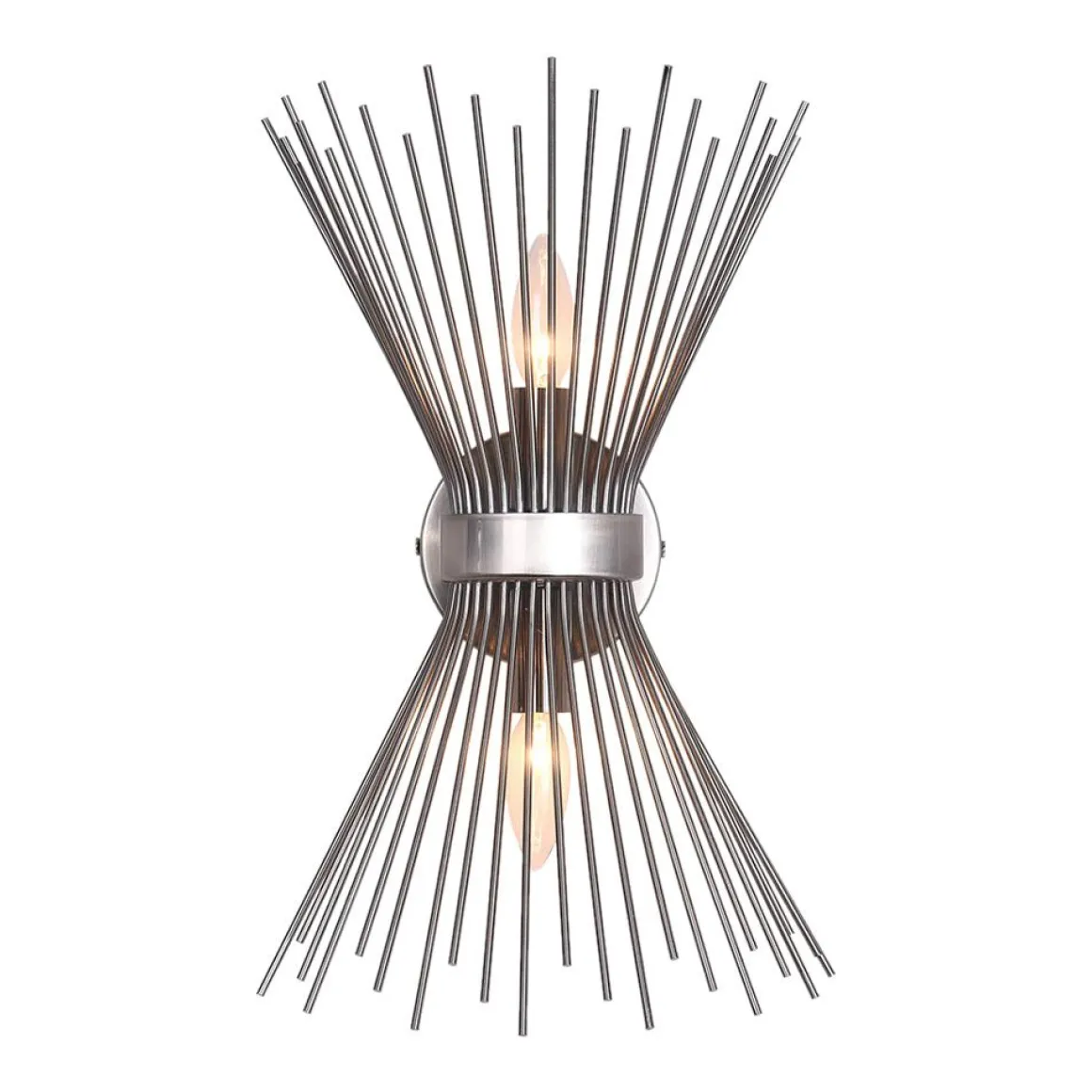 Mid Century 2-Light Sunburst Wall Sconce