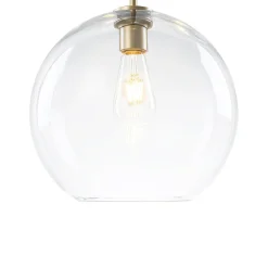 Minimalist Cluster Clear Glass Globe 3-Light Pendant